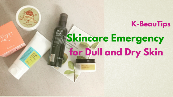 Korean beauty products for dull and dry skin